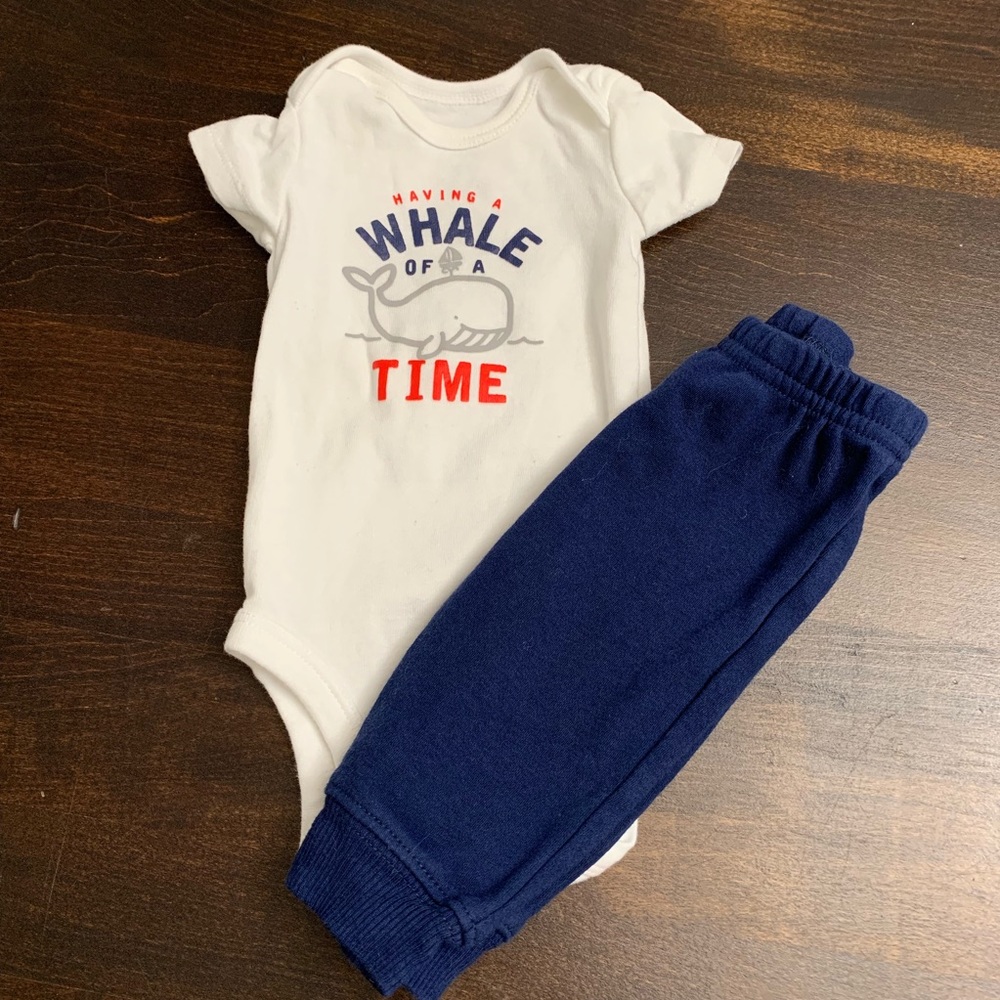 Carter’s Newborn Whale Outfit